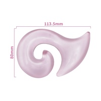 Couteau volant Whirlwind Tapis de souris transparent Support de repose-poignet antidérapant en silicone Tapis de souris pour ordinateur portable de jeu transparent pour le bureau