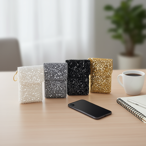 Sac de téléphone à paillettes et perles 19x2x12cm pour téléphones portables - Product Image 3
