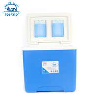 Glacière isotherme Ice Trip, vente chaude, 28 l, bleue, pour garder les aliments au frais et frais, glacière isotherme
