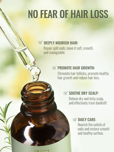 Private Label Kooswalla 100% naturale puro olio di rosmarino effetto rapido prodotti per la perdita di capelli per donne e uomini neri - Product Image 2