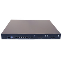 6 SFP 10GbE 6 NIC RJ45 appareil de pare-feu de sécurité réseau Intel X99 C612 Xeon E5 V3/V4 1U Rack PC industriel