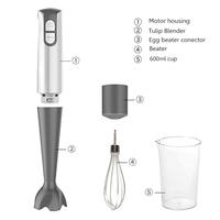 Blender tangan tingkat masuk dengan kocokan pencincang makanan Suprasco stik Blender