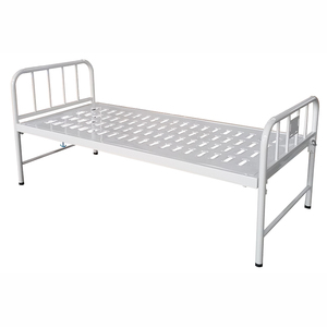 SK056-1 inoxidable Acero manivela Manual ajustable equipos médicos Hospital tratamiento Simple cama plana - Product Image 1