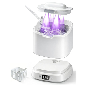 Nuevo Producto Limpiador Dental Ultrasónico Multifuncional de 320 ml con 5 Modos y Luz UV para Retenedores y Protectores Bucales Nocturnos - Product Image 1