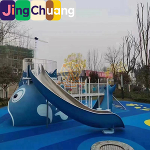 Escalera Espiral de Acero Inoxidable para Interiores y Exteriores, Grande, para Jardín de Infancia, con Forma de <span class=keywords><strong>Ballena</strong></span>, Equipo de Diversión Infantil, No Estándar - Product Image 2