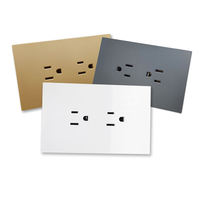Nouveau Style 118-X1 Home Light Press Switch PC Panel American Standard Electric Light Interrupteurs muraux et prises