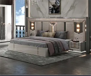 酒店公寓卧室套装大床储物卧室家具现代带抽屉1,8米双人床卧室套装