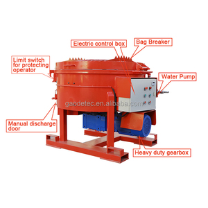 中国サプライヤーからの移動式鋳造可能耐火材料セメントパンミキサー機 - Product Image 3