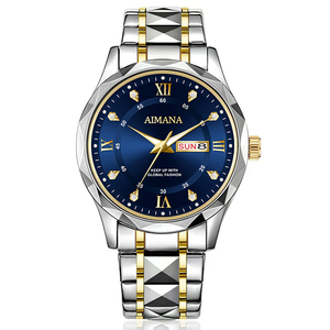 Reloj de pulsera de acero impermeable para hombre, luminoso, con fecha, de cuarzo, el más vendido. - Product Image 3