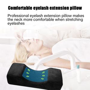Pinky leem Beauty Quality Memory Foam U-shaped Neck Massage Eyelashes Extension Pillow for U Shape Beauty Eyelash Head Pillow - Product Image 6