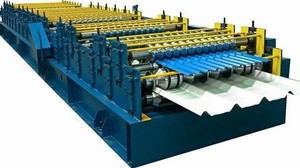 모터 타일 성형 코어 부품을 갖춘 새로운 이중층 지붕 시트 롤 성형 기계 - Product Image 4