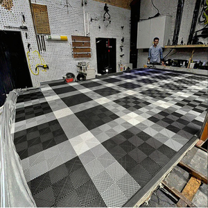 Dalles de sol de garage en PP robustes, best-seller personnalisé, tapis de sol industriel <span class=keywords><strong>pour</strong></span> atelier de détail automobile, atelier, salle d'exposition, entrepôt - Product Image 3