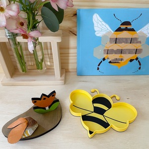 ของเล่นเสริมพัฒนาการทางประสาทสัมผัสธีมผึ้ง สำหรับเด็กอายุ <span class=keywords><strong>5</strong></span> ถึง 7 <span class=keywords><strong>ป</strong></span>ี การเรียนรู้ขั้นต้น - Product Image 2