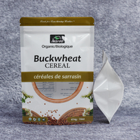 Sachet Doypack Personnalisé en Plastique de Qualité Supérieure pour Grains, avec Fenêtre Transparente, Anti-humidité, en Mylar