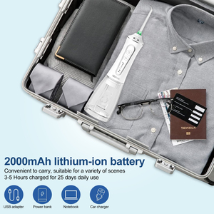 Irrigador portátil h2ofloss <span class=keywords><strong>2023</strong></span> 2000mAh Tipo-C Oral Profesional Agua Flosser IPX7 Certificado Mejor Irrigador bucal de dientes - Product Image 5