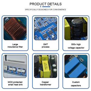 <span class=keywords><strong>Fchao</strong></span> อินเวอร์เตอร์พลังงานแสงอาทิตย์ PCBA3000W ไฮบริด3000W เพียวไซน์เวฟหน้าจอ LCD ประสิทธิภาพสูง24V/48V DC12V AC110V/230V 88%-92% - Product Image 5