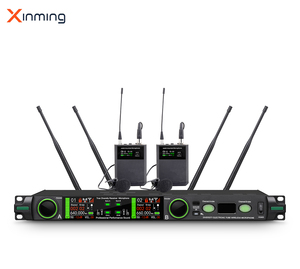 Micrófono Inalámbrico USB de Doble Canal M-9602 con Supresor de Retroalimentación/Echo/Equalizador Integrado para <span class=keywords><strong>Karaoke</strong></span> de Alta Calidad - Product Image 2