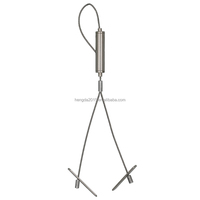 Pince de préhension de Suspension fine et d'usine pour le Kit de boucle de préhension d'éclairage Clips de support Gestion des pinces de câble photovoltaïque en acier