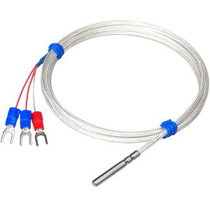 Nhà máy nhiệt kháng bạch kim kháng nhiệt kế PT100 pt1000 cảm biến <span class=keywords><strong>RTD</strong></span> cảm biến nhiệt độ đầu dò dò-200-420 C - Product Image 4