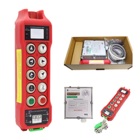Control Remoto Industrial Inalámbrico Antiinterferencias de 8 Botones y Doble Velocidad con Tarjeta de Identificación, Accesorios para Grúas