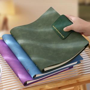 Cuadernos <span class=keywords><strong>de</strong></span> Diario Personalizados al por Mayor para Escuela, Oficina y Negocios, <span class=keywords><strong>de</strong></span> Cuero PU, Tamaños A5 y B5, con Páginas <span class=keywords><strong>en</strong></span> Blanco - Product Image 3