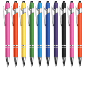 Bolígrafo de Aluminio con Punta Táctil Capacitiva, Tipo Push, Tinta Negra de <span class=keywords><strong>1</strong></span>.0 mm, para Escritura a Mano y Pantalla Táctil - Product Image 4
