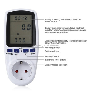 Digital LCD misuratore di energia wattmetro dispositivo di monitoraggio wattaggio elettricità Kwh analizzatore di misurazione della potenza US/FR/<span class=keywords><strong>EU</strong></span>/UK/BR Plug - Product Image 3