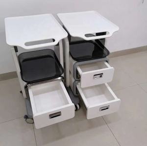 ब्यूटी सैलून ईयर कलेक्शन टूल ट्रॉली मोबाइल स्टोरेज शेल्फ छोटी ट्रॉली को समर्पित डेंटल कंप्यूटर इंस्ट्रूमेंट कार्ट - Product Image 4