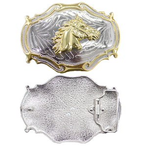 西式牛仔蝎子图案锌合金皮带扣 - Product Image 2