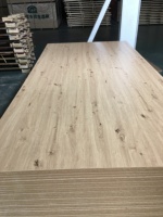 Panneau MDF personnalisé de qualité supérieure 12mm 15mm 18mm, grain de bois chaud/froid, stratifié mélaminé