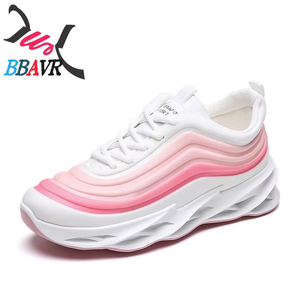 Chaussures de sport décontractées pour femmes 2020, chaussures à plateforme assorties de couleurs - Product Image 1