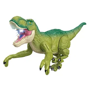 New items 2.4G emulation rc electric dinosaur toy tyrannosaurus Rex model toys dino with mist spraying and lights roaring sound