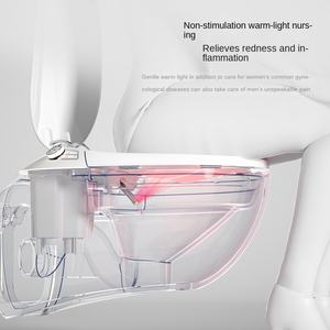 WC automatique pour salle <span class=keywords><strong>de</strong></span> bain, cuvette <span class=keywords><strong>de</strong></span> <span class=keywords><strong>toilette</strong></span> intelligente en céramique avec bidet UV - Product Image 6