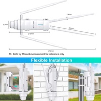 WL-WN572HG3 AERIAL HD4 AC1200 Routeur AP sans fil extérieur double bande haute puissance PoE Wavlink Répéteur WiFi