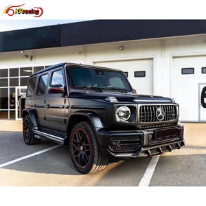 อัพเกรดTopcarสไตล์G63 Body Kitแห้งคาร์บอนHoodสําหรับMercedes Benz G Wagon Body Kit G Class W464 AMG G63 G500 2019-2023 - Product Image 5