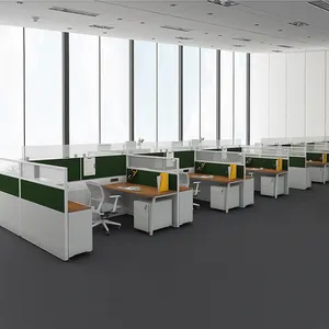 Kommerzielles Call Center Moderne modulare Schreibtisch möbel aus Holz Tisch Workstation Office Cubicle