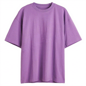 Camiseta Casual de Jersey para Hombre, 100% Algodón, Diseño Sólido, Corte Regular, Manga Corta, Transpirable, Ligera, para Verano - Product Image 1