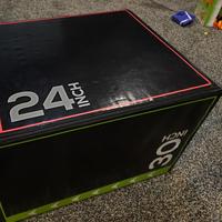 Boîte de saut de fitness 3 en 1 pour salle de sport, 75*60*50cm, boîte de saut de fitness à rebond élevé pour l'entraînement physique