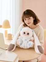 Robot compagnon intelligent IA, lapin en peluche, jouet électronique apaisant parfumé avec tissu doux pour la peau, poupée interactive, cadeau