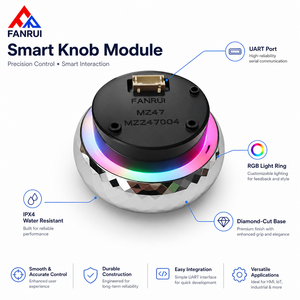 Kenop modul LCD TFT kualitas tinggi baru Display putar URAT layar bundar 1.53 inci - Product Image 6