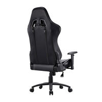 Chaise ergonomique de jeu Version améliorée Accoudoir 2D Mécanisme papillon Base en nylon Chaise de jeu à gaz de classe 3 avec 2 coussins