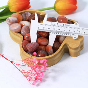 Pierre dégringolée naturelle DIY Cristal Agate rouge <span class=keywords><strong>du</strong></span> <span class=keywords><strong>Sud</strong></span> Pierre de guérison Pierre dégringolée en cristal pour décoration Fengshui - Product Image 3