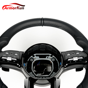Volante de Cuero de Repuesto para <span class=keywords><strong>Mercedes</strong></span>-<span class=keywords><strong>Benz</strong></span> CLS y <span class=keywords><strong>Clase</strong></span> A <span class=keywords><strong>AMG</strong></span>, CLS 350 <span class=keywords><strong>53</strong></span> 63, A45 W176 W177 C218 C219 C257 W204 W212 - Product Image 5