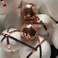 Boules disco réfléchissantes argentées personnalisées - Taille géante ou mini pour la décoration de mariage, de Noël et des fêtes