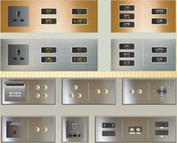 Commutateur de chambre d'hôtel intelligent avec éclairage et contrôle de rideau
