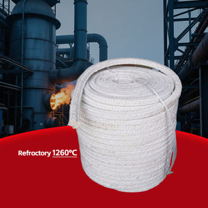 Cuerda de Sellado de Fibra Cerámica <span class=keywords><strong>Refractaria</strong></span>, <span class=keywords><strong>Precio</strong></span> de Fábrica, Cuerda Redonda de Fibra Cerámica para Hornos y Sellado Industrial - Product Image 2