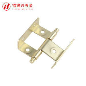Yihuaxing Metal Furniture Hinge 50x48x2.0T Bronze Surface Mount Durable - Product Image 2