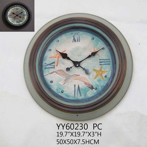 Đồng hồ treo tường kim loại tròn kiểu <span class=keywords><strong>retro</strong></span> hình ô tô dễ thương, đèn ngủ LED bán chạy, trang trí nhà cửa - Product Image 4