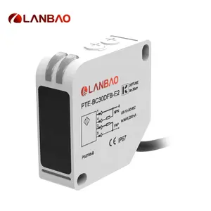 Lanbao Door Beam Lange Sensing Afstand 60M 0-30VDC Infrarood Vierkante Vorm Parkeer Detectie Sensor Foto Sensor