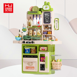 HYUE74CM Set da Cucina Realistico da 43 Pezzi in Plastica per <span class=keywords><strong>Gioco</strong></span> di Ruolo e Giocattoli da Cucina per Bambini, <span class=keywords><strong>Gioco</strong></span> di Cucina Prescolare - Product Image 2